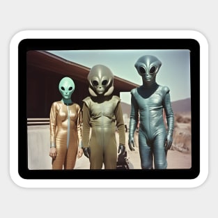 Retro Scifi Movie Sticker